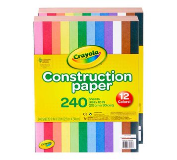Construction Paper 240 ct. - 2 Pack Bundle